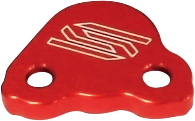 Osłona zbiornika płynu hamulcowego Scar - Czerwone Anodowane Aluminium