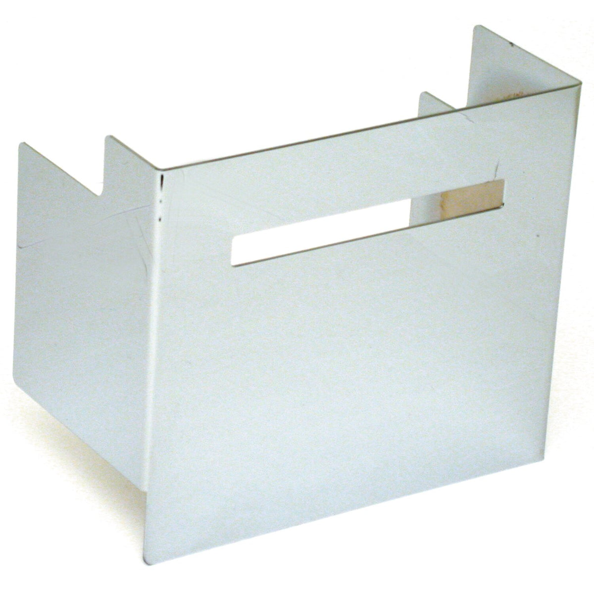 MCS Battery side cover smooth with window - Chrome
