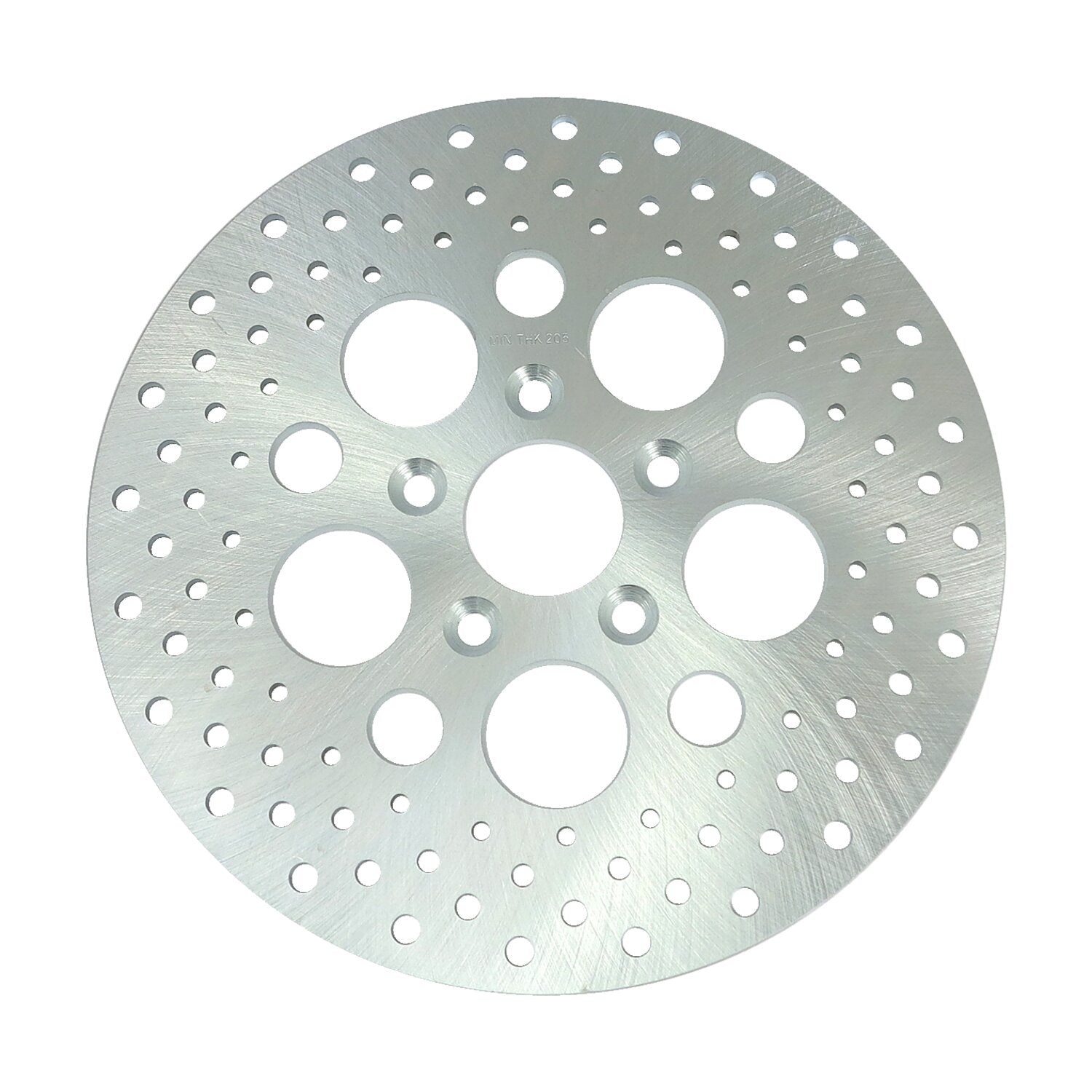 MCS Drilled rear brake rotor 11.5" - Stainless steel