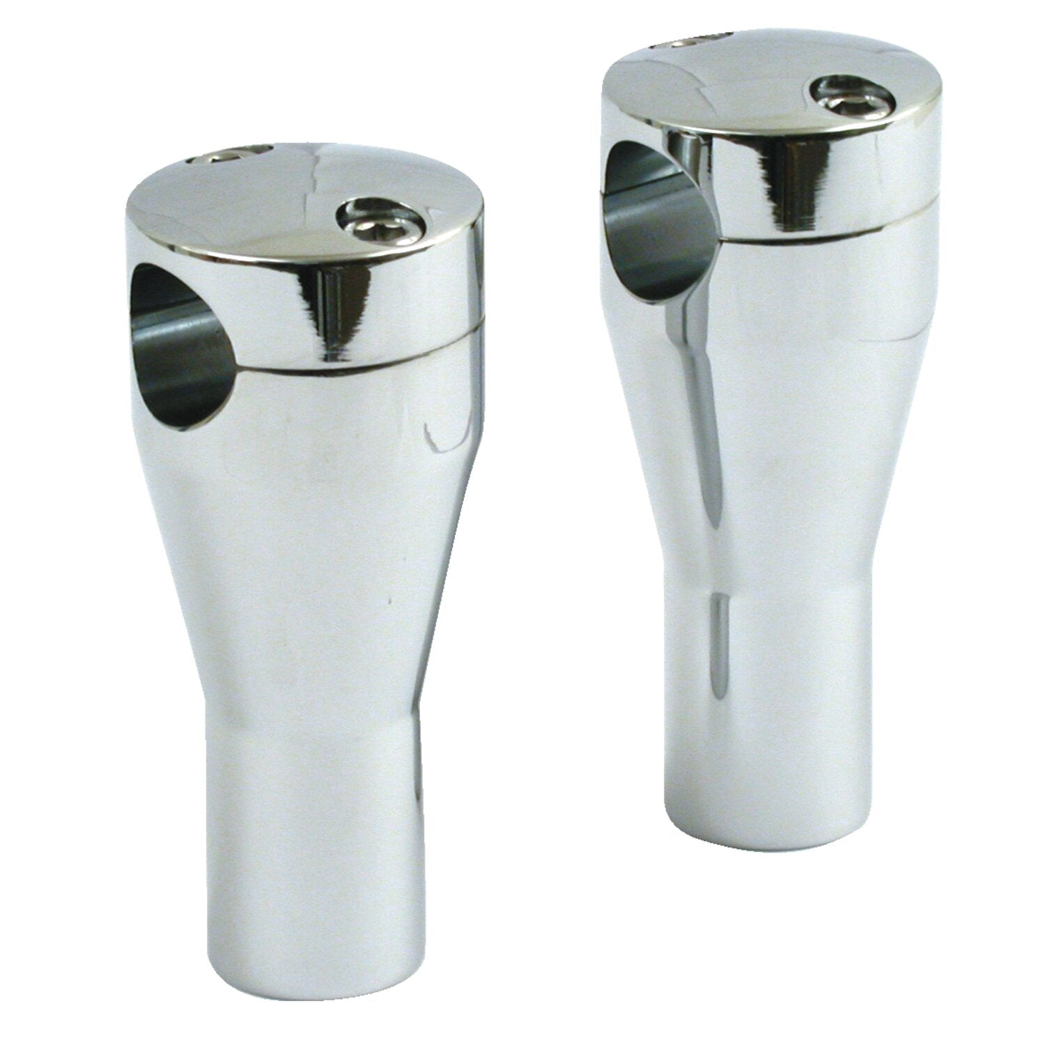 MCS Panhead style risers - Chrome 4" rise