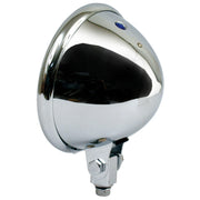 MCS 5-3/4" Bates style headlamp shell only - Chrome