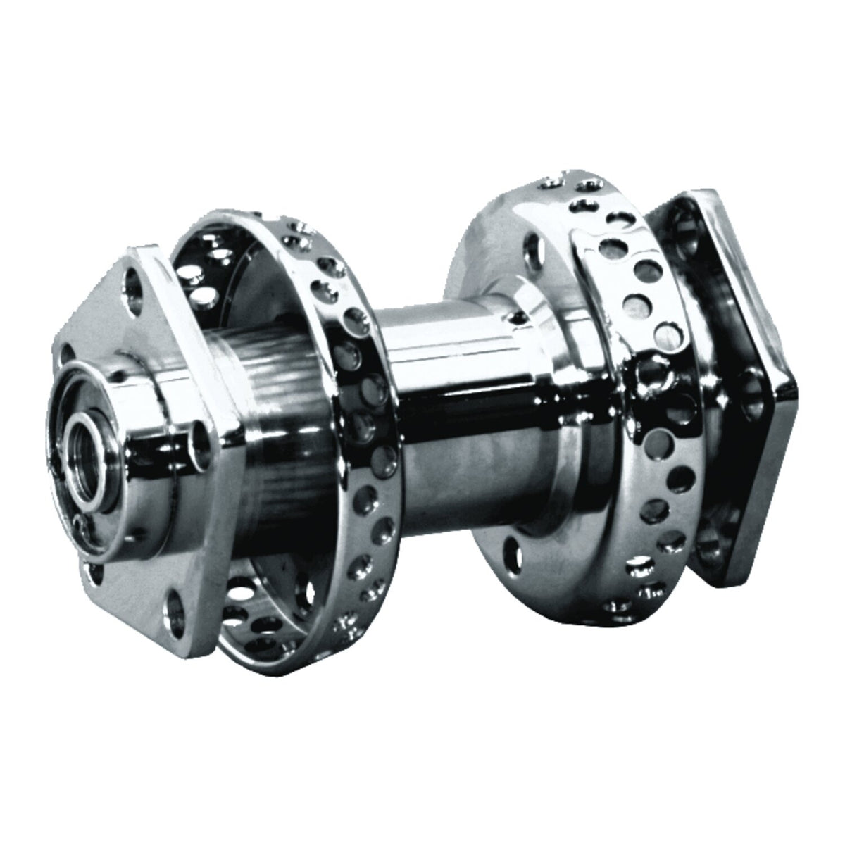 MCS Dual flange hub 80 spokes - Chrome