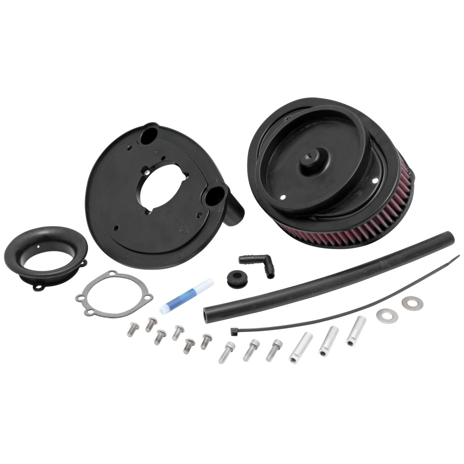 K&N RK-series Twin Cam oval air cleaner assy - X-wide