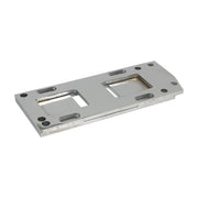MCS 4-speed transmission mount plate - Chrome