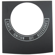 MCS Ignition switch decal