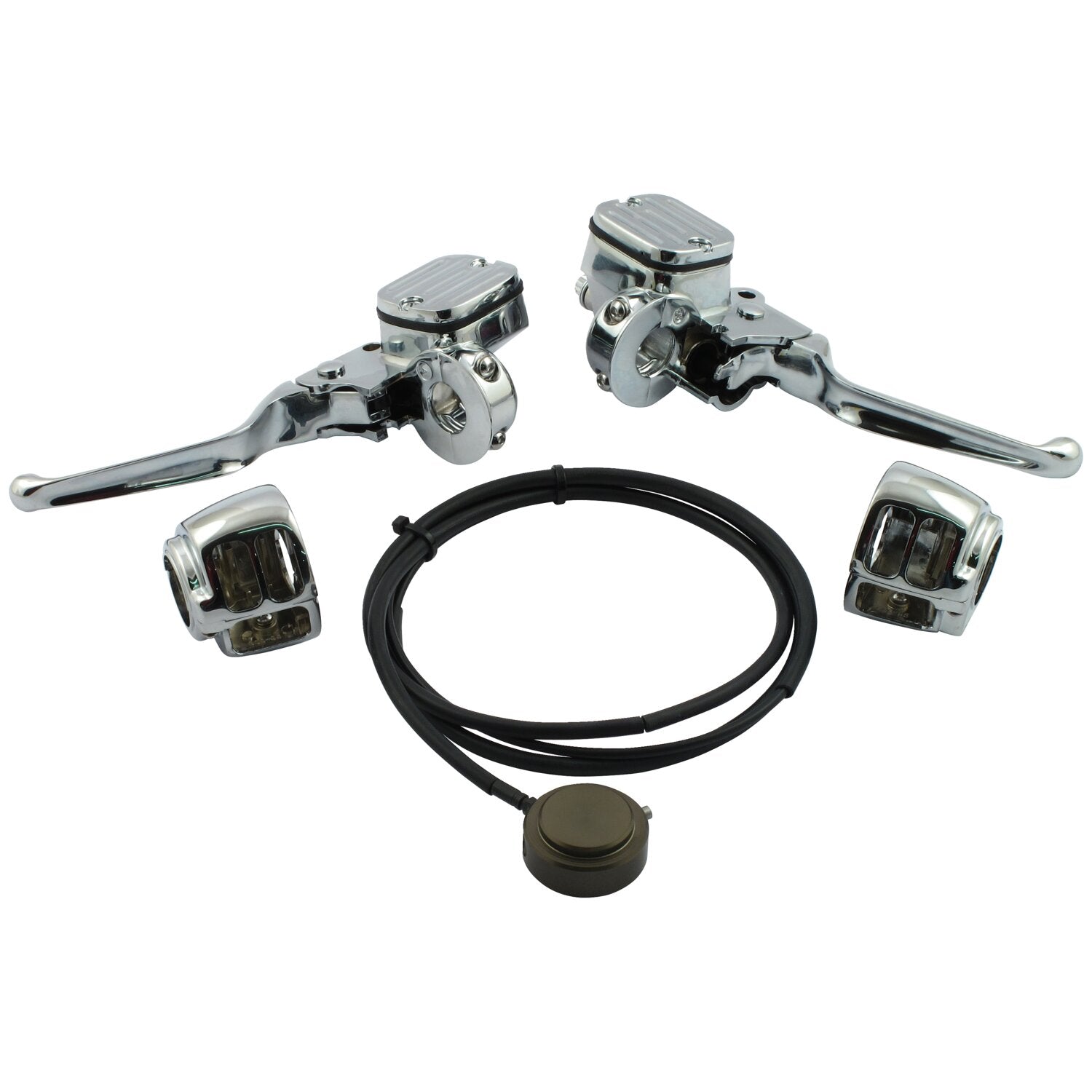 MCS Handlebar control hydr - Clutch conversion kit - Chrome