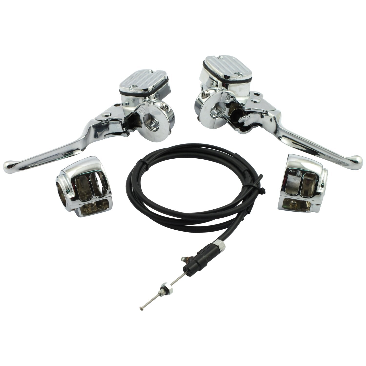 MCS Handlebar control hydr - Clutch conversion kit - Chrome