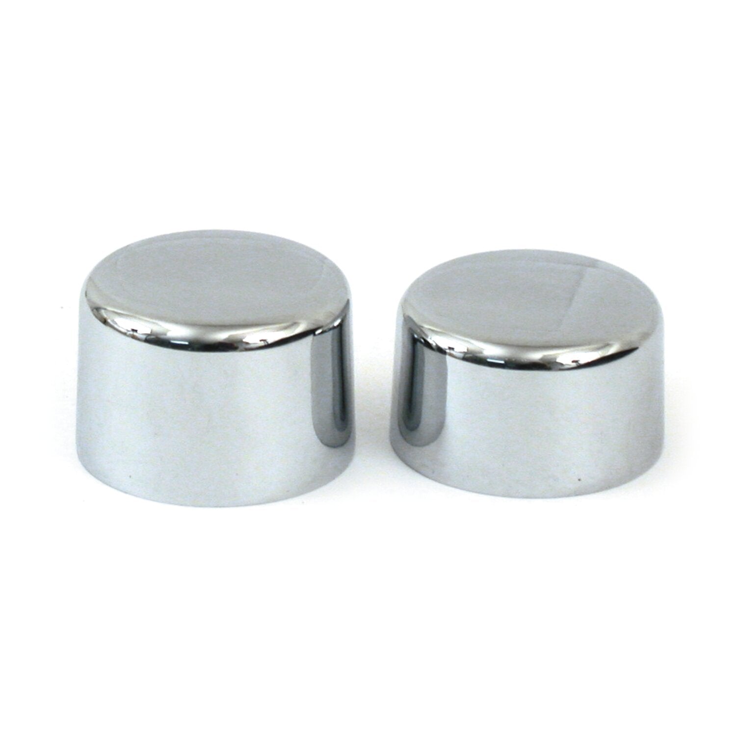MCS Front axle nut cap kit - Chrome