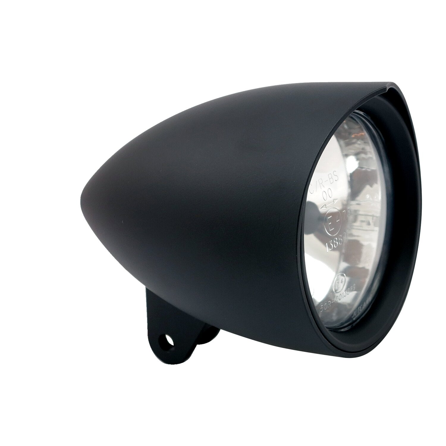 MCS Smoothie 4-1/2" headlamp with peak visor - Black