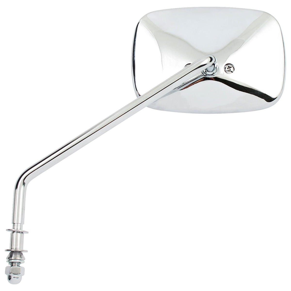 MCS Late OEM style mirror long stem left side - Chrome