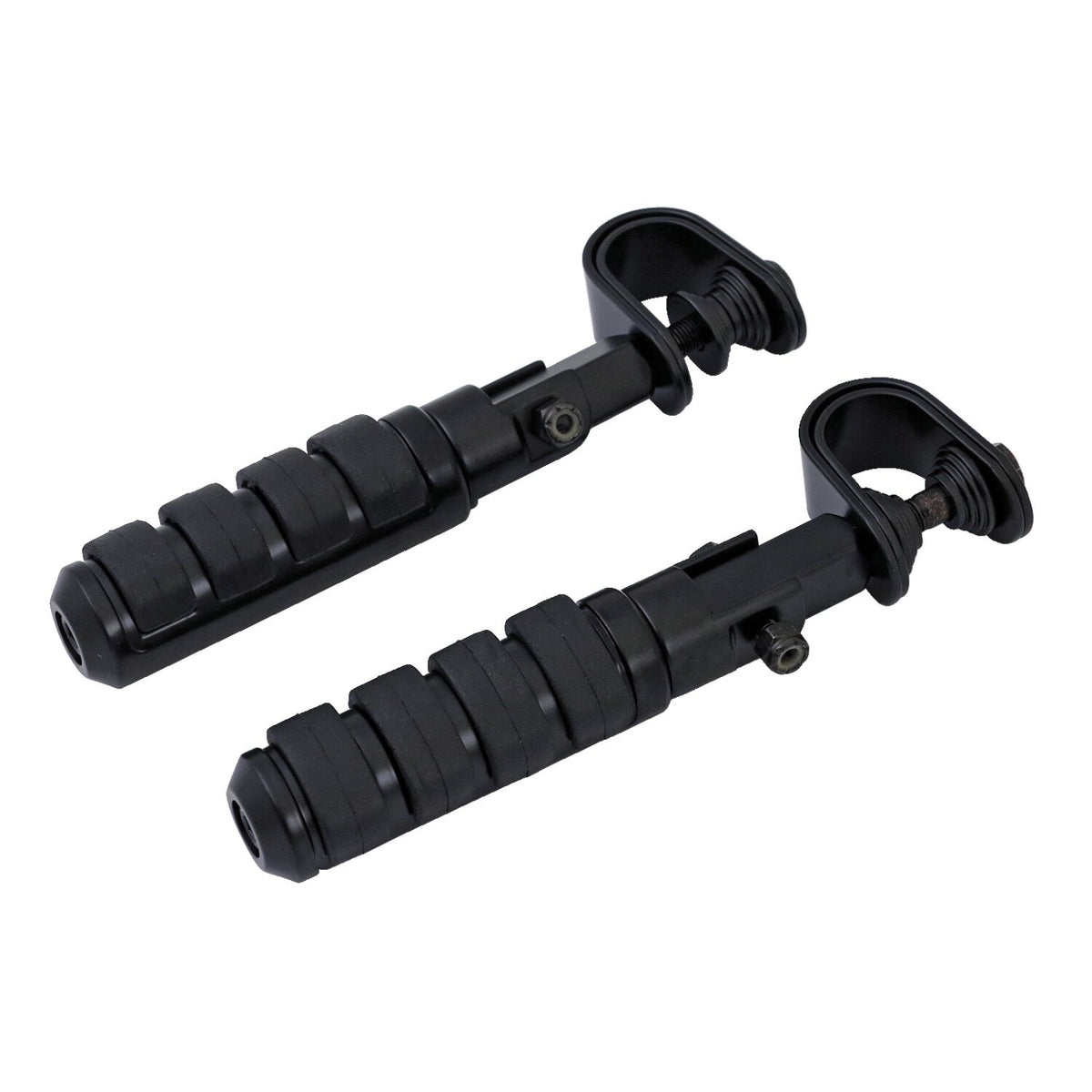 MCS Comfort foot peg set - clamp-on - Black