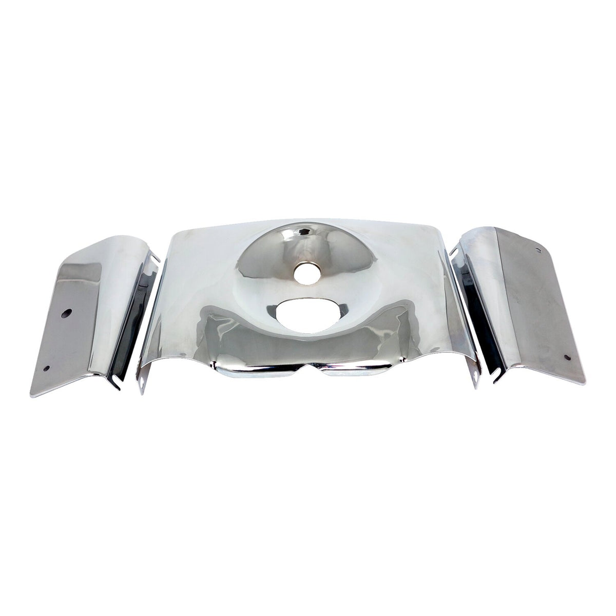 MCS Fork panel kit 3-piece - Smooth - Chrome