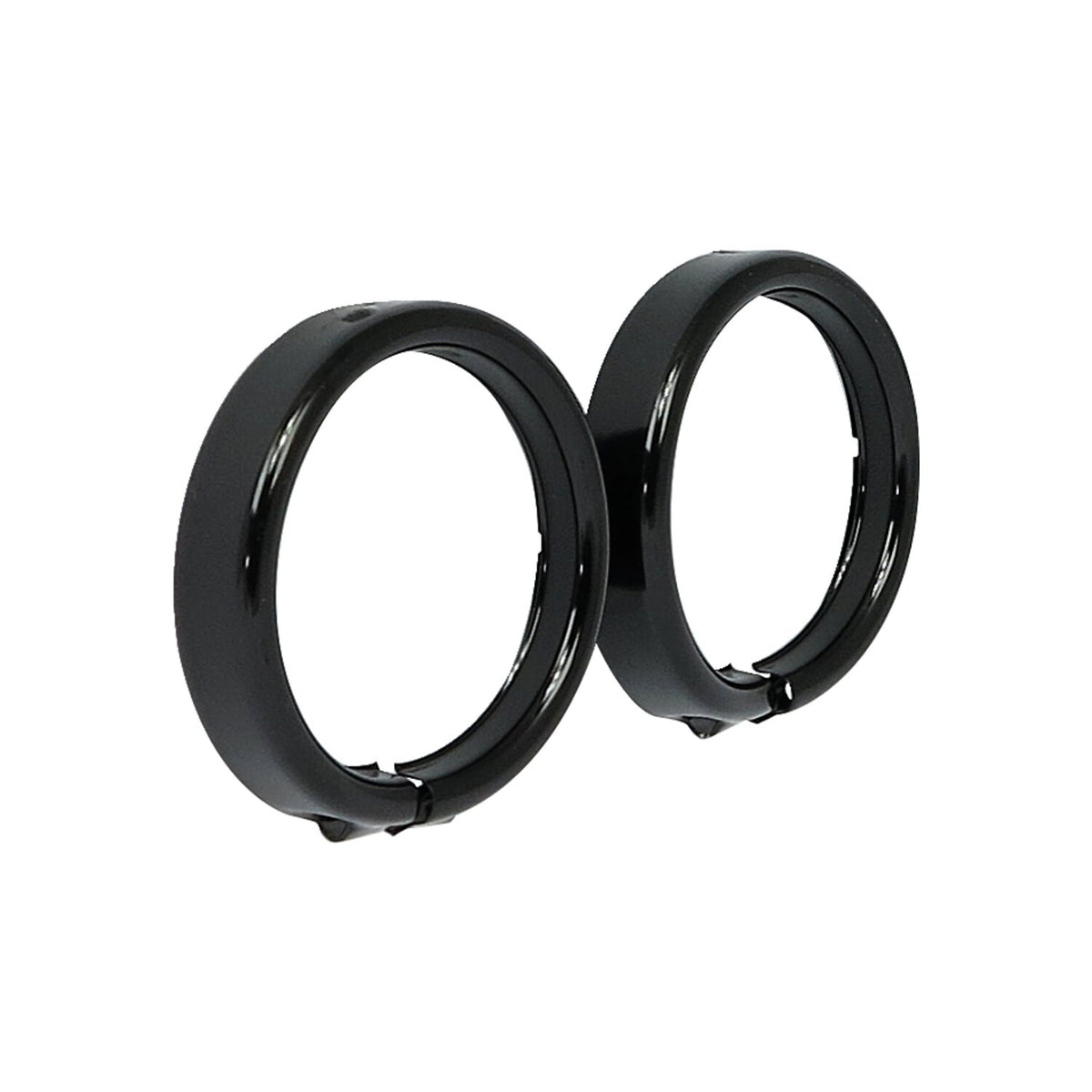 MCS Recessed trim rings - turn signals - Gloss black