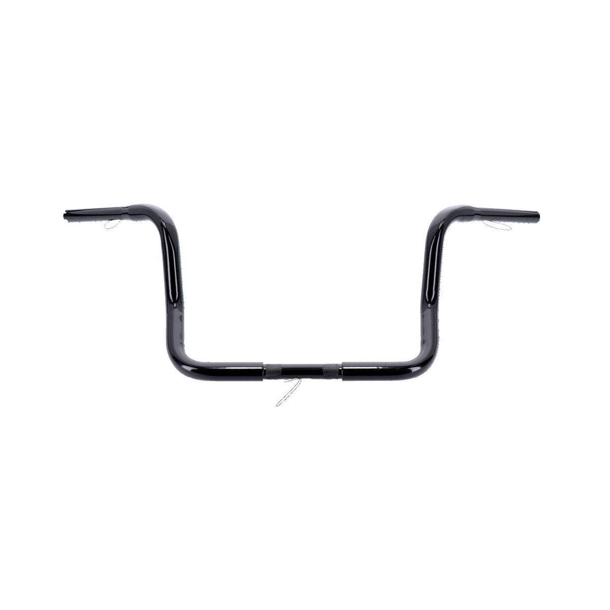 MCS 1-1/4" Dresser Apehanger 11" rise black