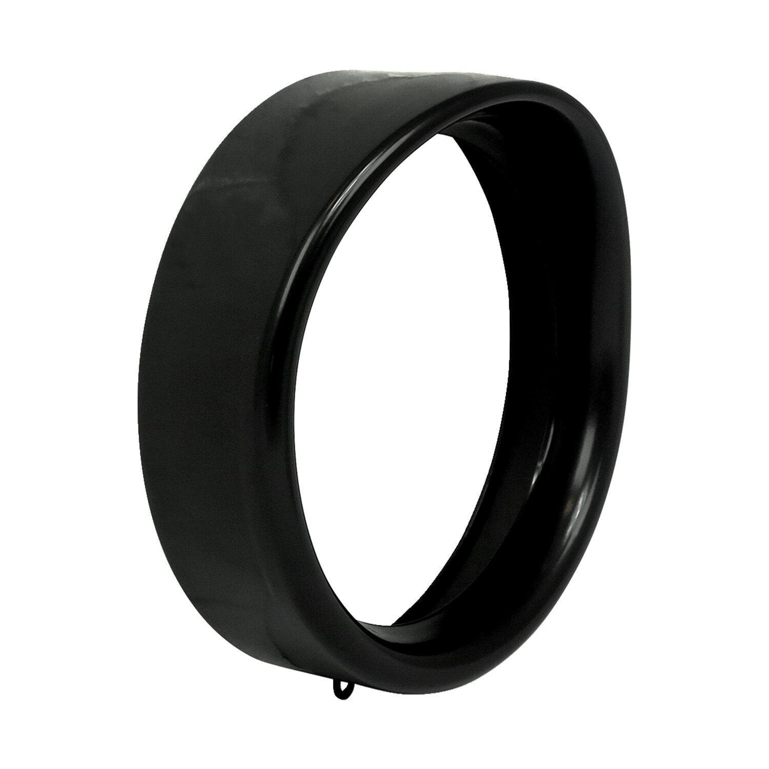 MCS Recessed trim ring with visor - 7" headlamp - Black