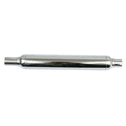 MCS 58-E78 OEM style Cigar type muffler 25" long chrome