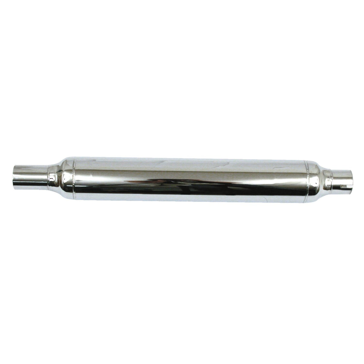 MCS 58-E78 OEM style Cigar type muffler 25" long chrome