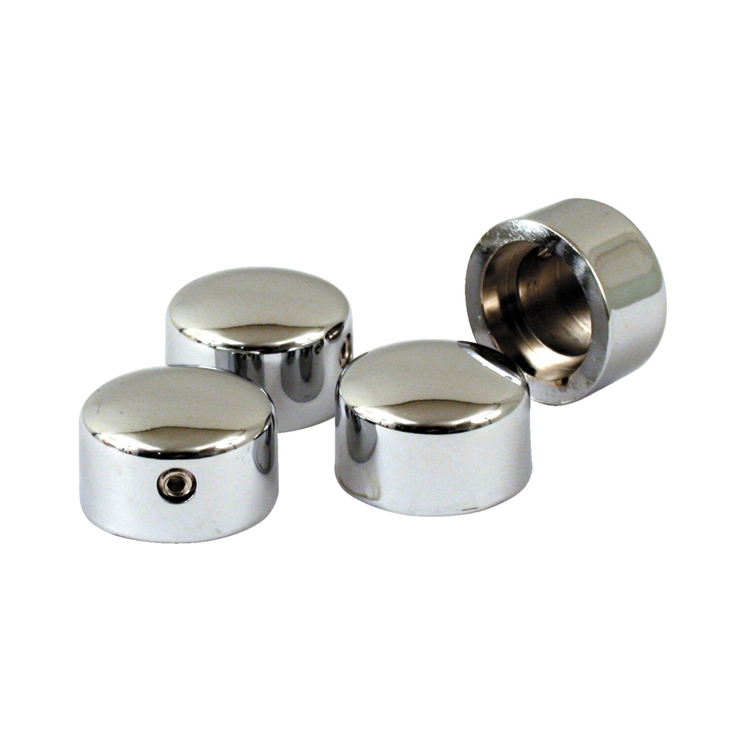 MCS Head bolt cover kit - Smooth chrome