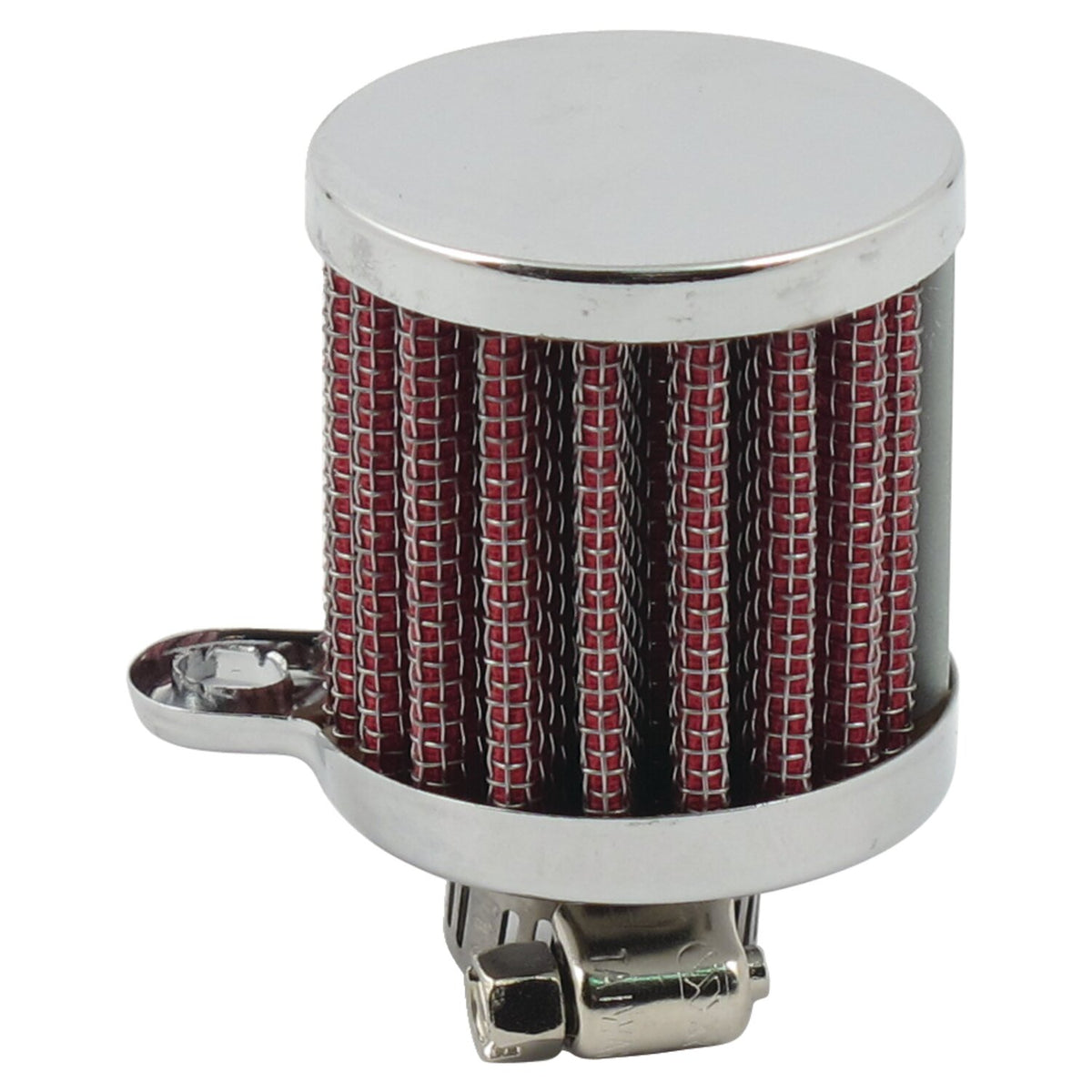 MCS Crankcase breather filter open - Chrome