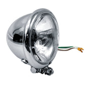 MCS Bates style 4-1/2" 35/35w headlamp - Chrome