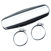 Paughco Straight Heatshield / boot guard - 7-1/2" - Chrome