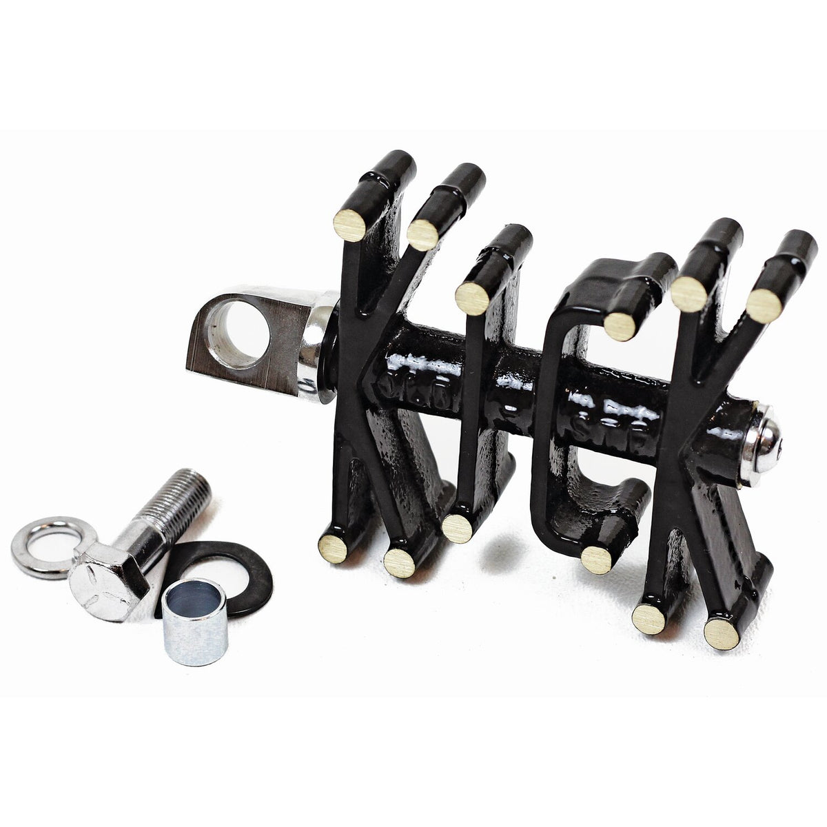 Paughco 'Old STF' brass kick pedal - Black
