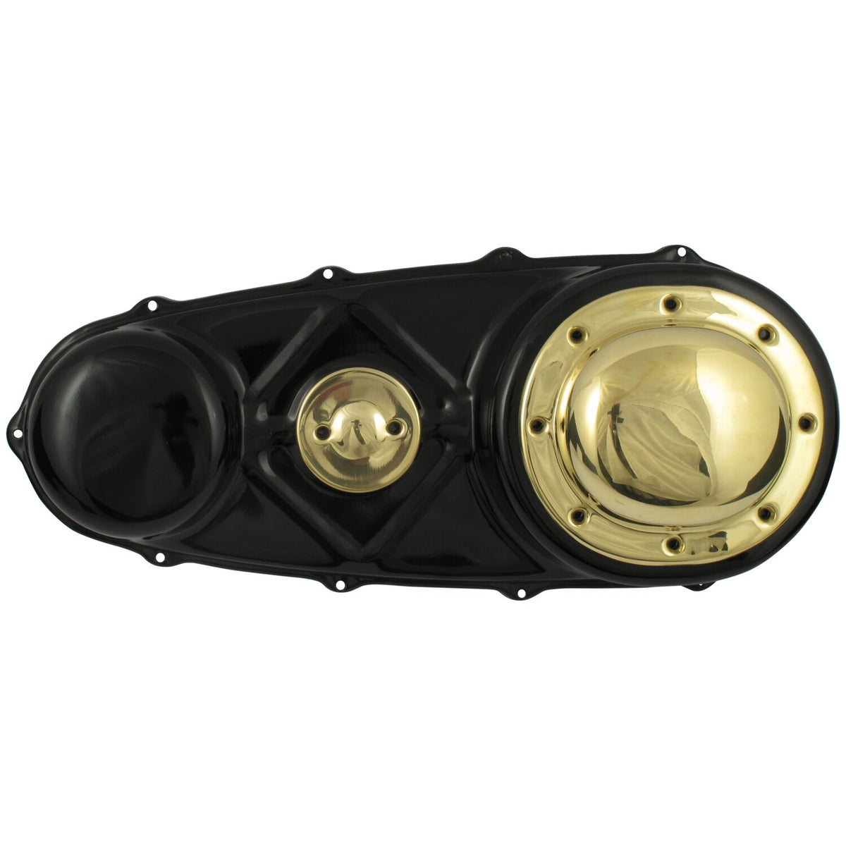 Paughco derby cover - Plain - Polished brass