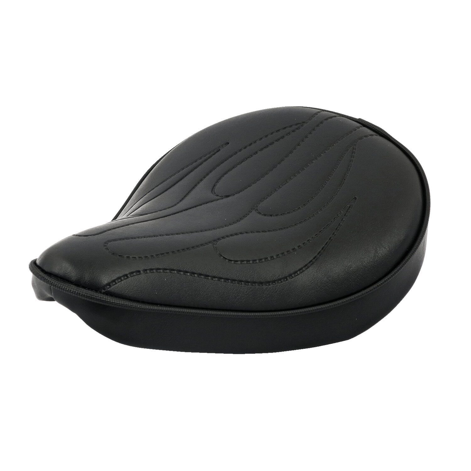 MCS Fitzz custom solo seat - Black flame - Small - 6cm thick