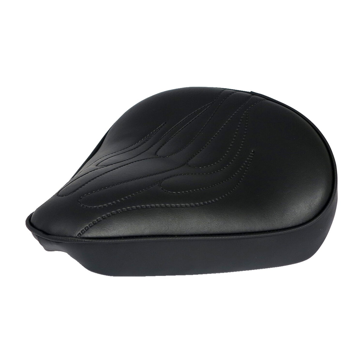 MCS Fitzz custom solo seat - Black flame - Large - 6cm thick