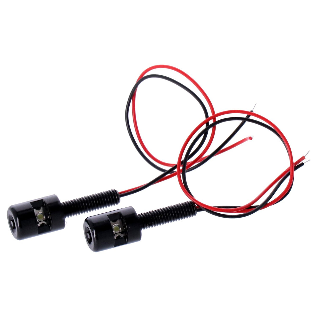 MCS License plate light LED - Gloss black