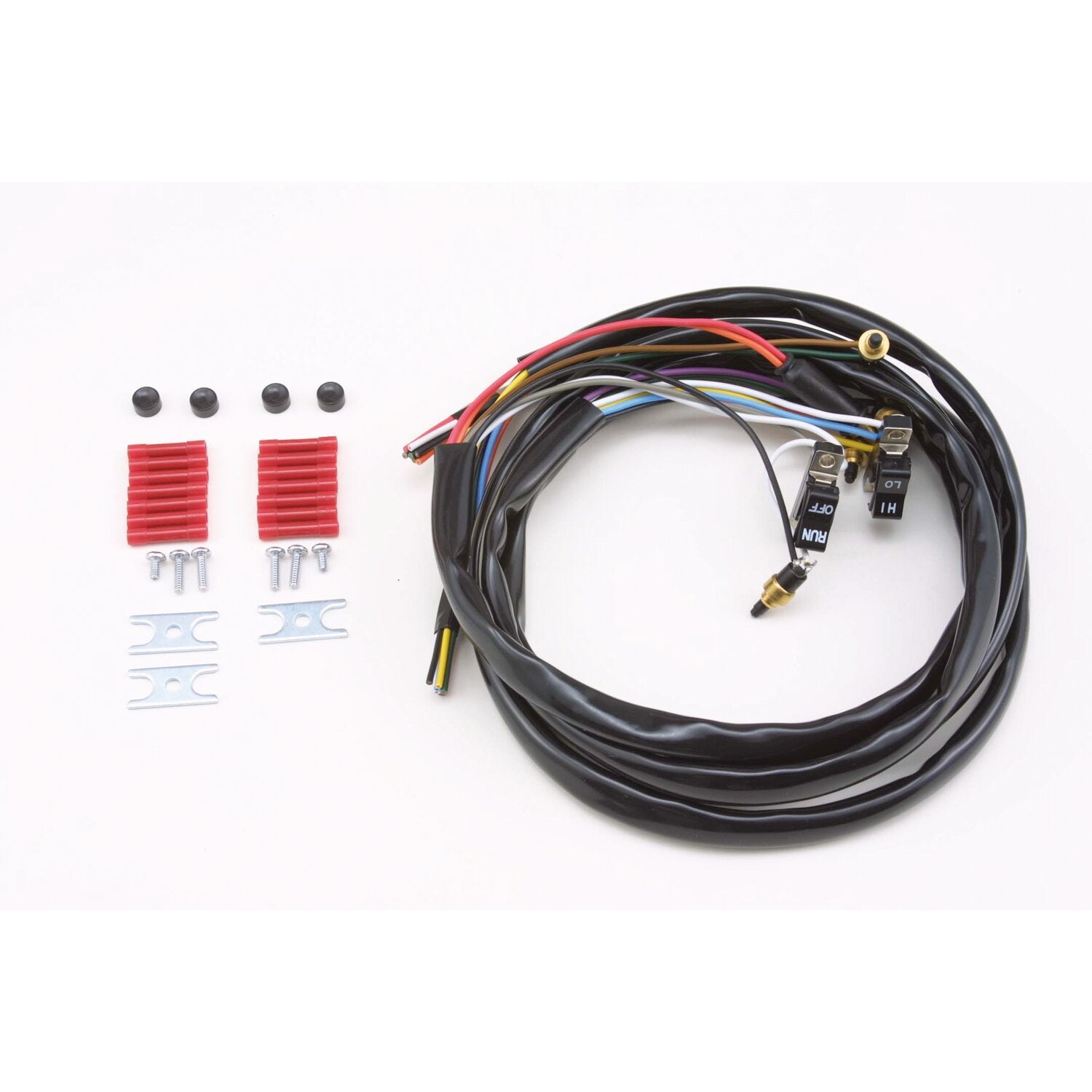 MCS Handlebar wire & switch kit - Black switches