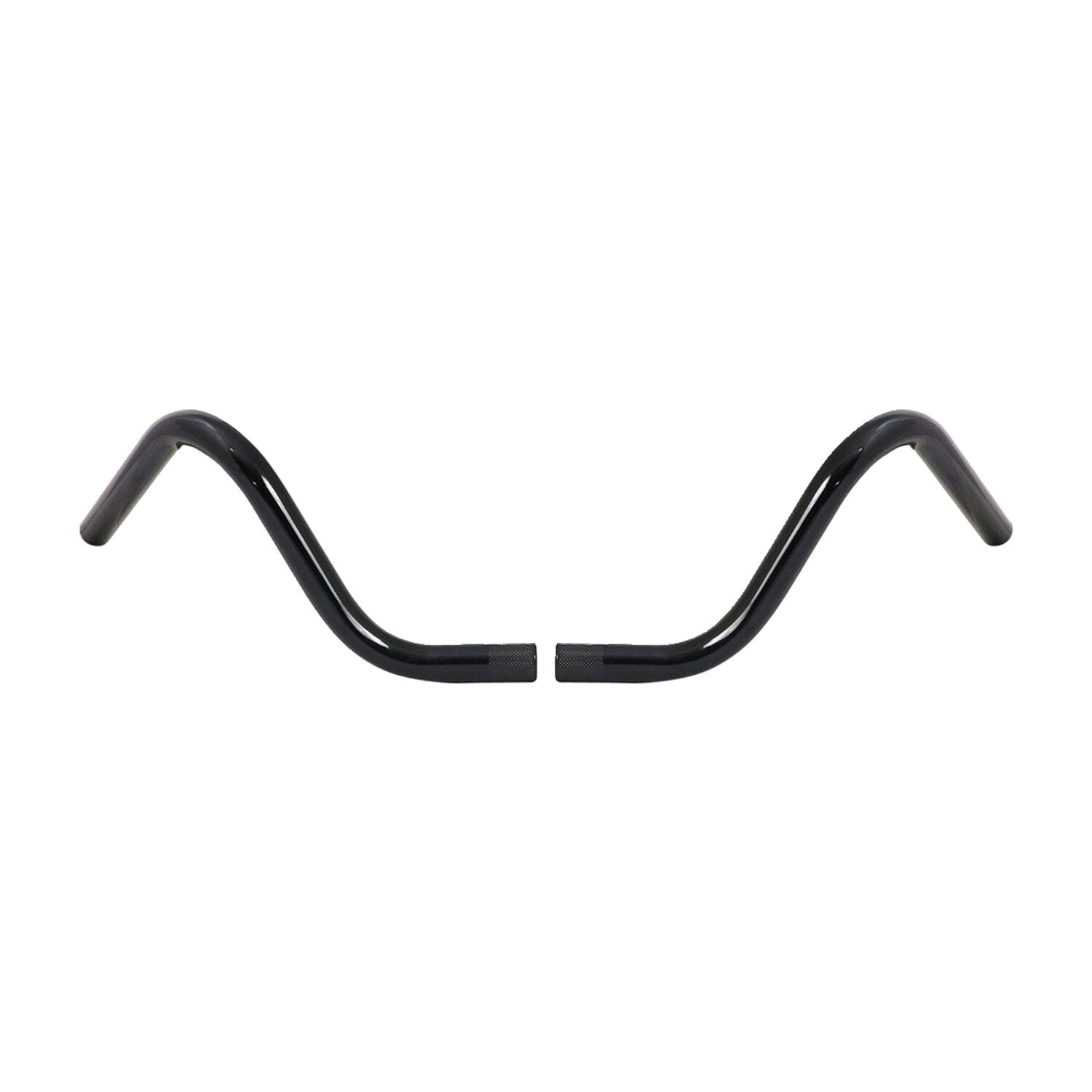 MCS 2-piece Buckhorn style handlebar 1" black