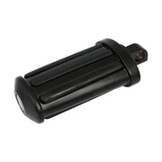 MCS Rail kick pedal - flat style - with rubber inlays - Black
