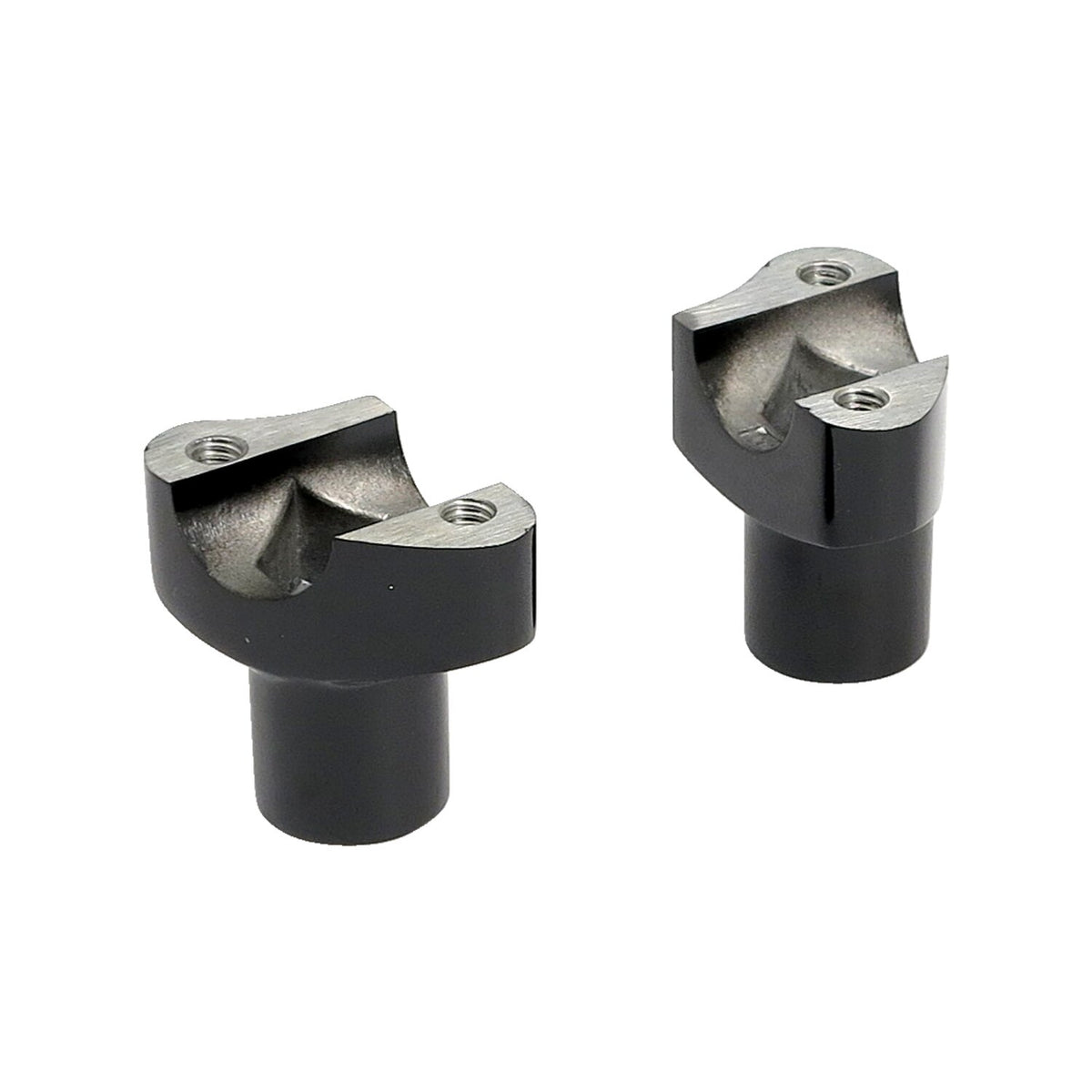 MCS OEM type style risers non threaded - 2" rise - Black