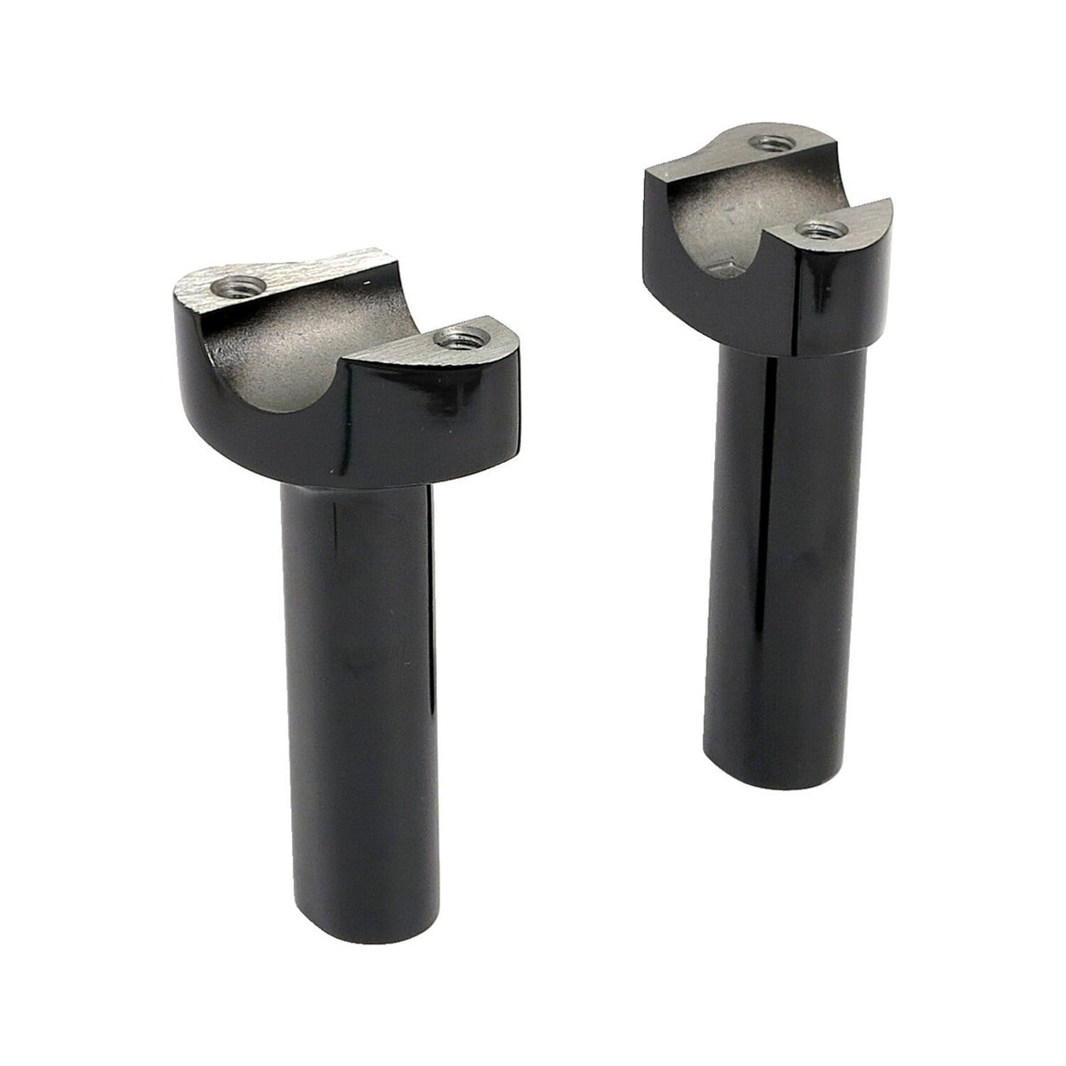 MCS OEM type style risers threaded - 4.5" rise - Chrome
