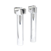 MCS Forged aluminum risers straight 6-1/2" rise - Chrome