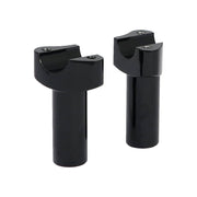 MCS Forged aluminum risers straight 3-1/2" rise - Black