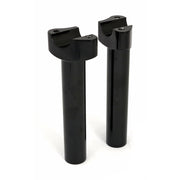 MCS Forged aluminum risers straight 6-1/2" rise - Black