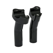 MCS Forged aluminum risers pullback 4-1/2" rise - Black