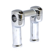 MCS Grady riser set - 5" rise for 1-1/4" bars - Chrome