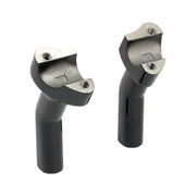 MCS OEM style pullback risers no top clamp - 4.5" rise - Black