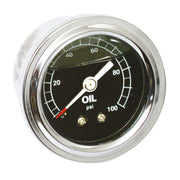 MCS Oil pressure gauge liquid filled - 0-100 PSI