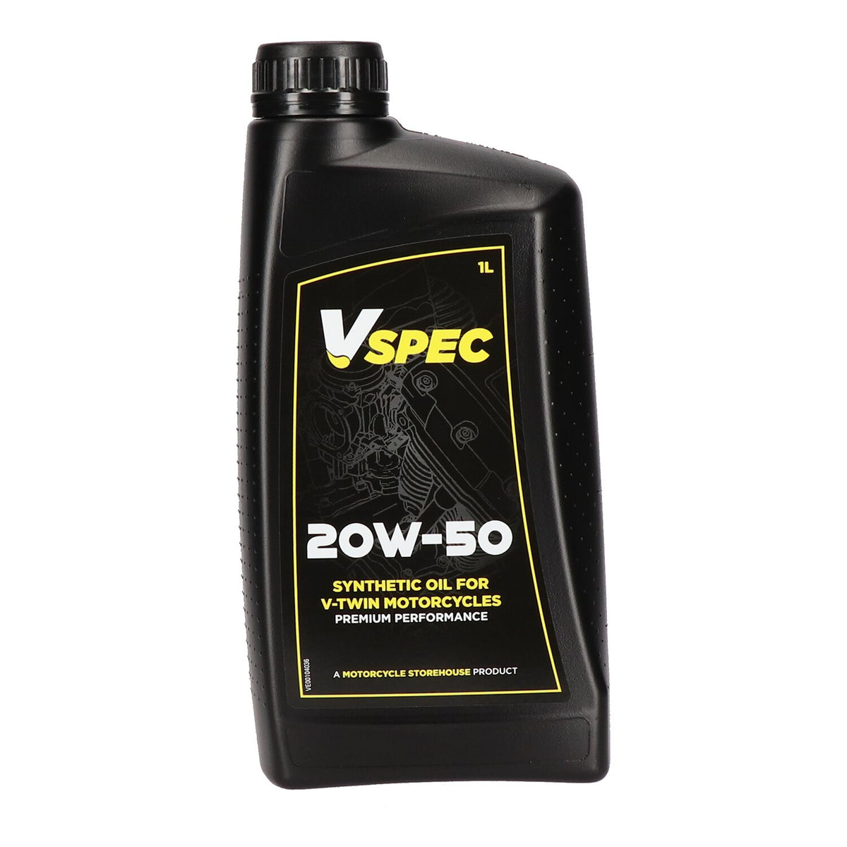 Vspec 20W50 Full Synthetic motor oil - 1 liter bottle