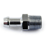 MCS Oil line fitting straight - 1/8 NPT to 3/16" - Chrome