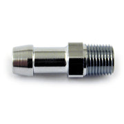MCS Oil line fitting straight - 1/8 NPT to 5/16" - chrome