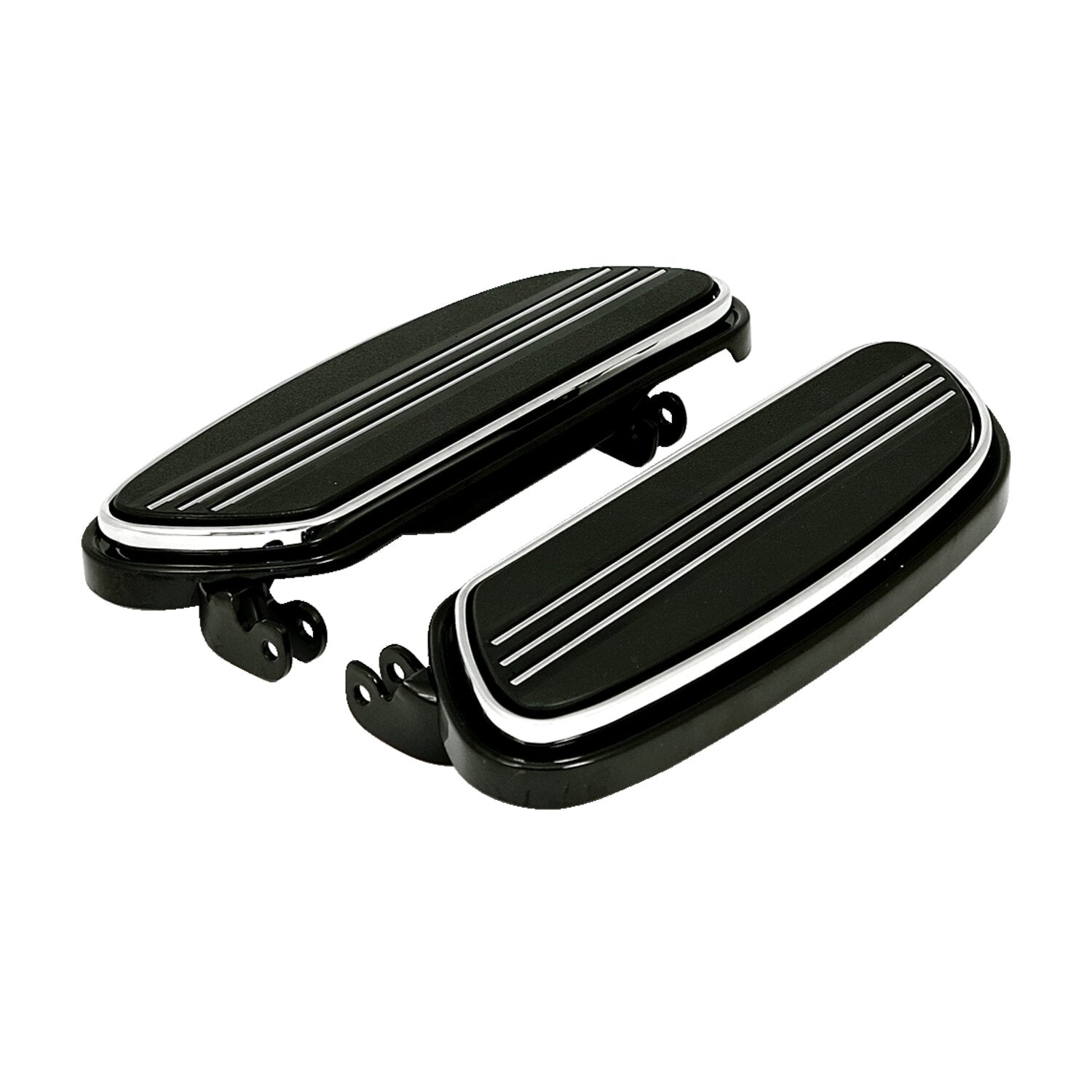 MCS Runway rider floorboards 1" extended - Black
