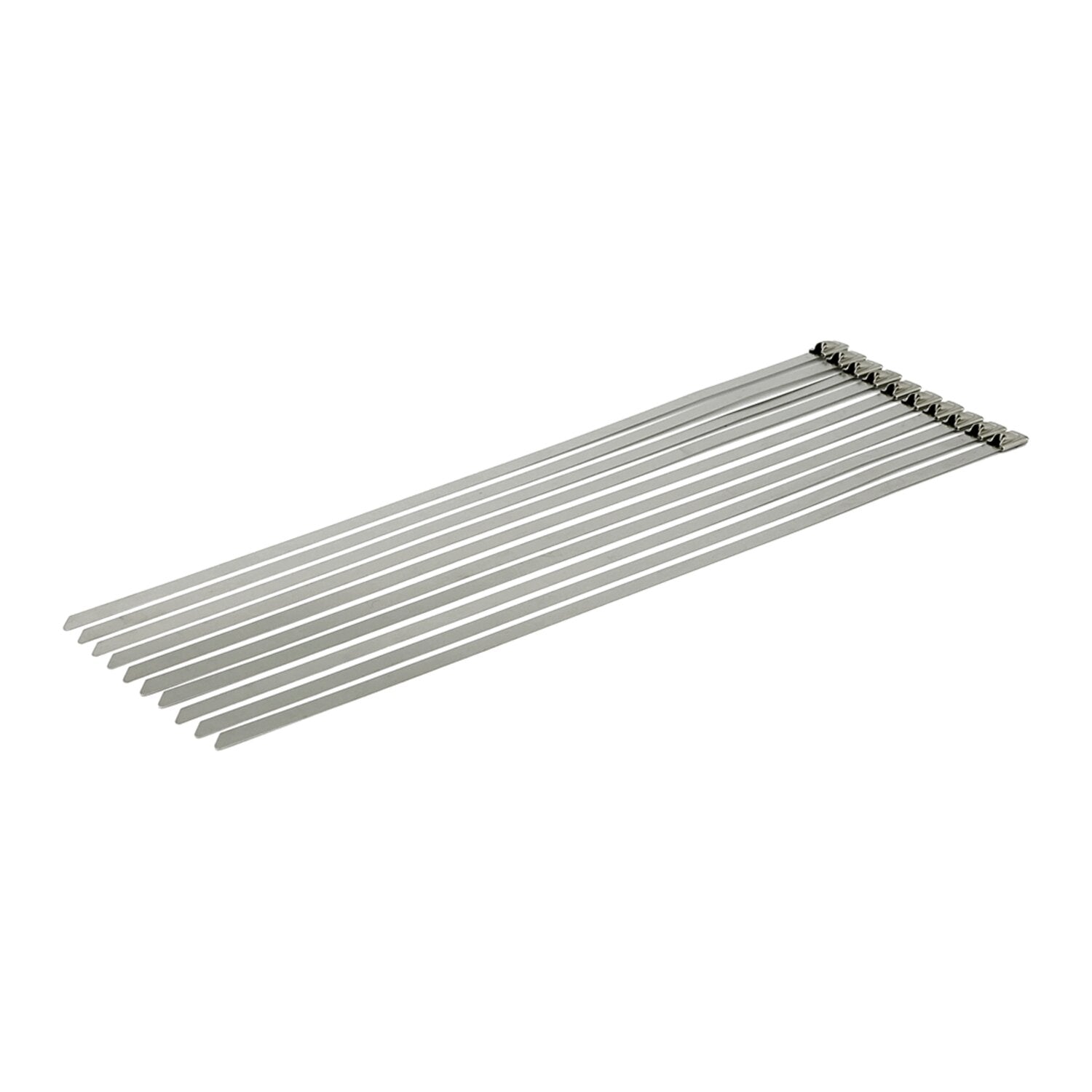 MCS Exhaust tie wraps 14.25" long clear stainless