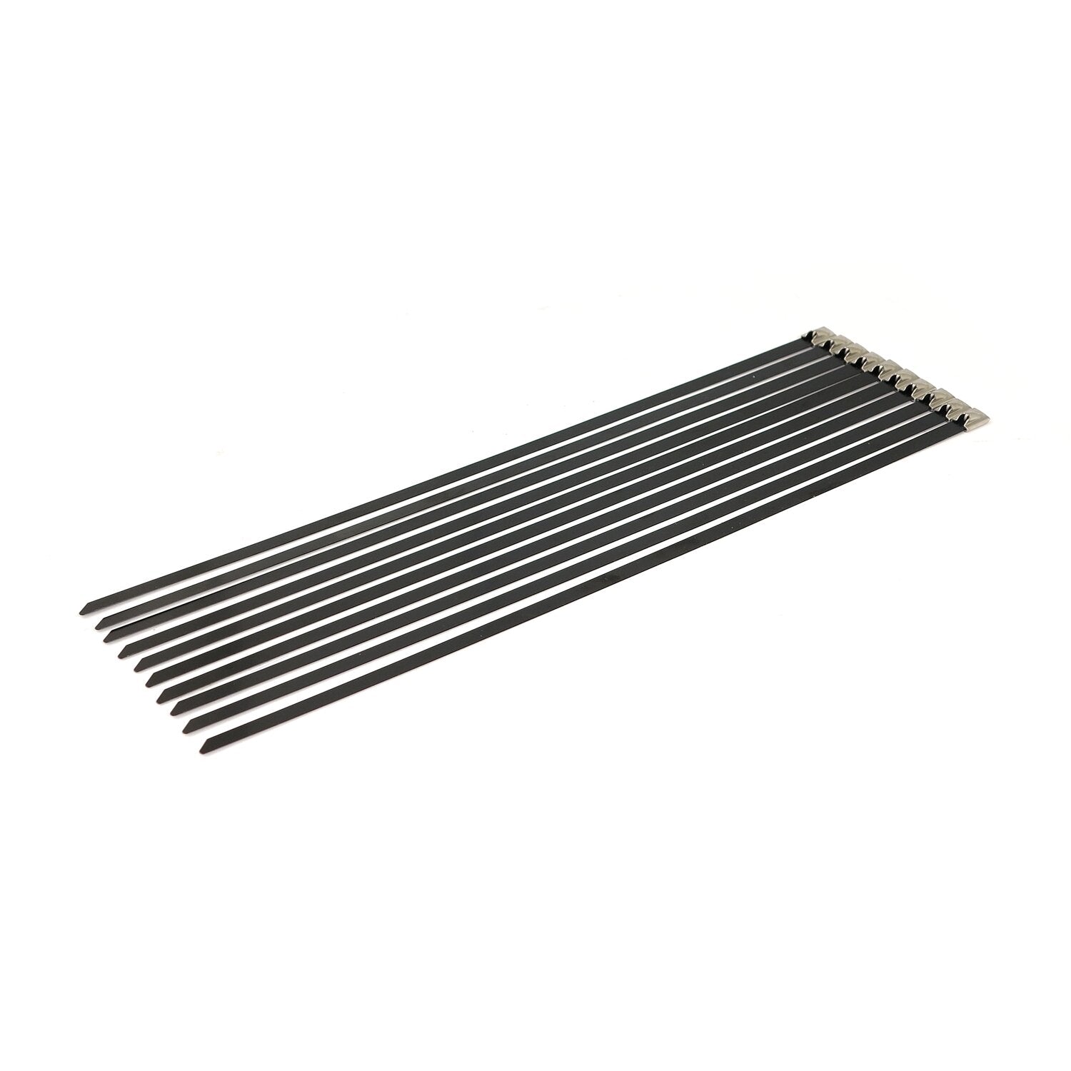 MCS Exhaust tie wraps 14.25" long black stainless