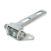 MCS Universal solo seat hinge square mount - Chrome