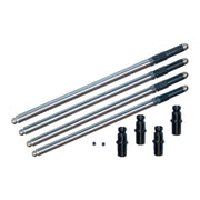 S&S adj - chromoly pushrods with solid converters - +.075"